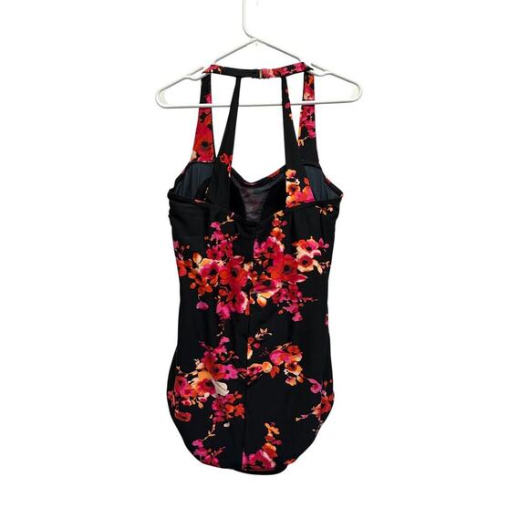 Vibrant Floral Women Swim One Piece - Picture 4 of 8